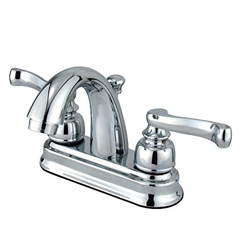 Kingston Brass KB5611FL Royale Center Set Lavatory Faucet, 3-5/8-Inch, Polished Chrome